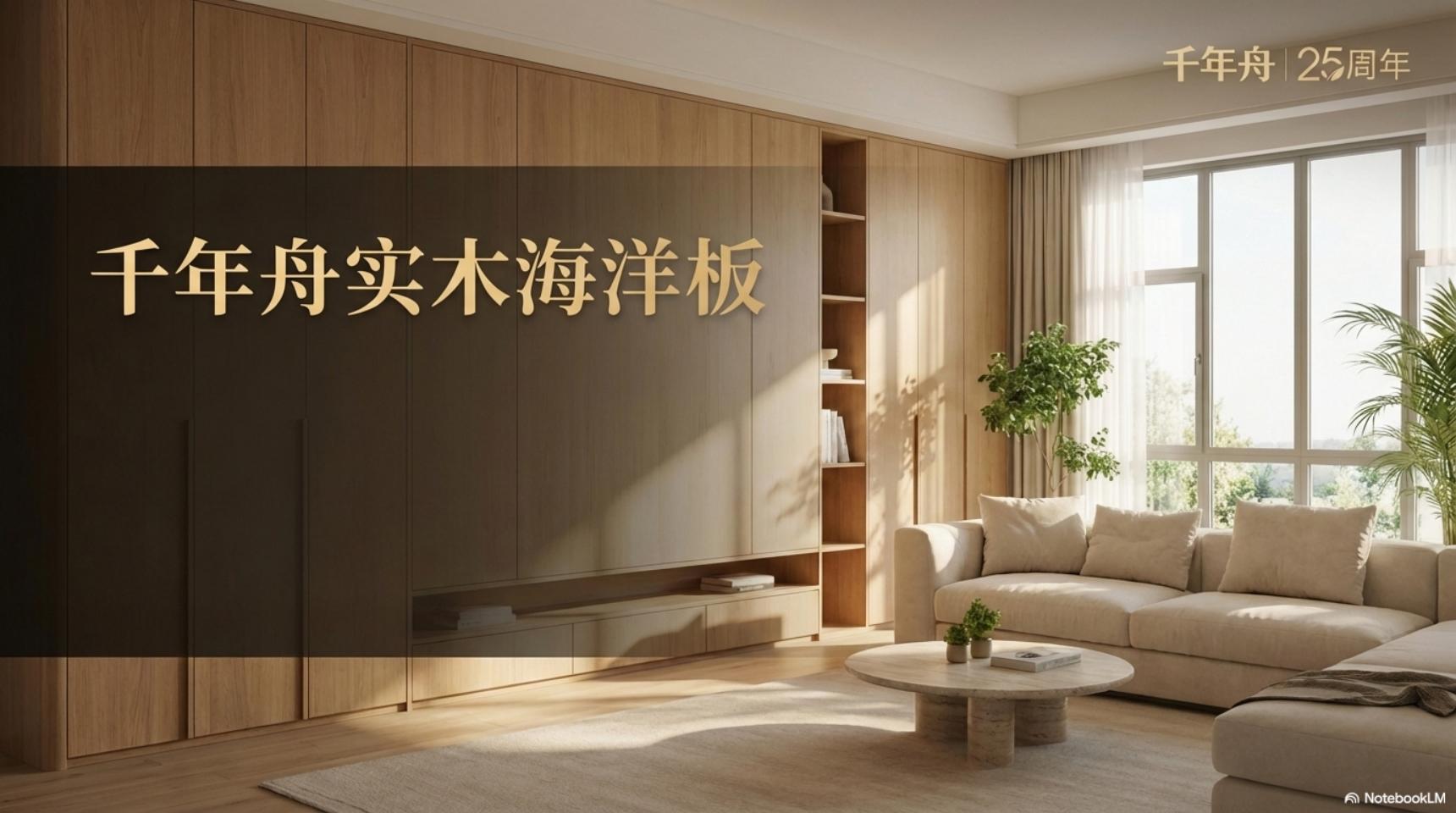 千年舟实木海洋板家居应用效果